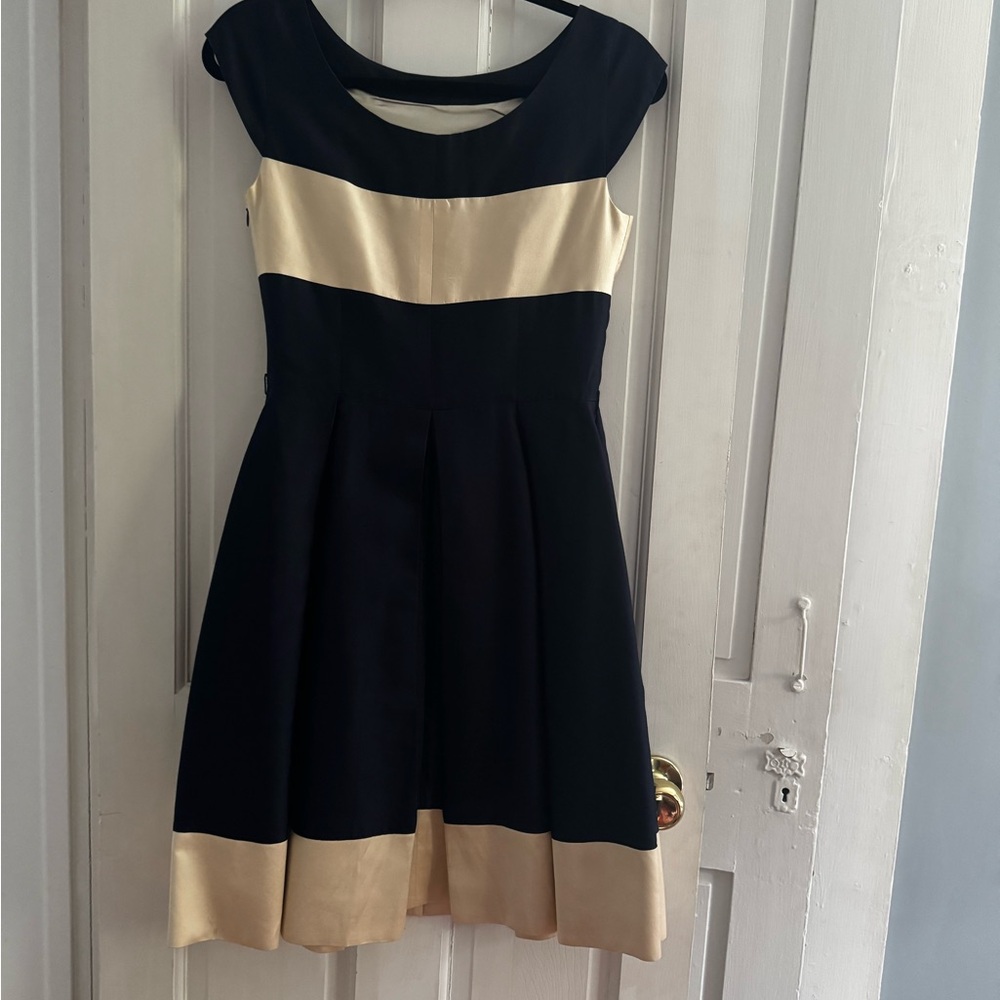 Kate Spade Black and Cream Mini Dress